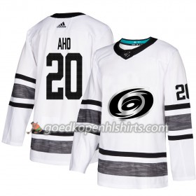 Carolina Hurricanes Sebastian Aho 20 2019 All-Star Adidas Wit Authentic Shirt - Mannen